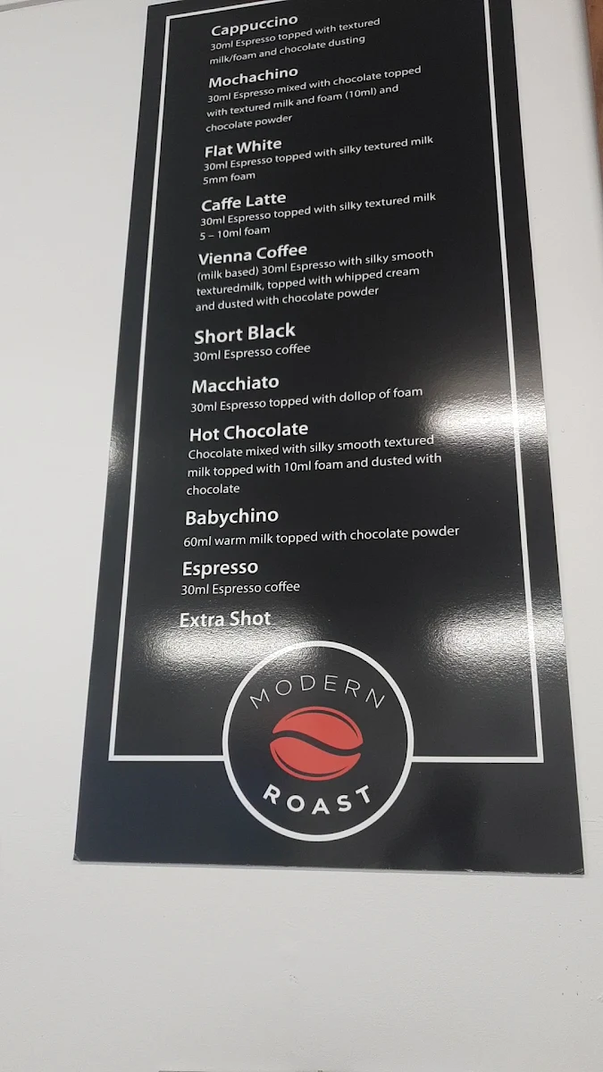 Menu, Cafe Moonta - Takeaway & Dine in