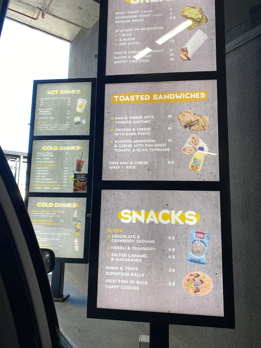 Menu, Buddys Coffee (Drive Thru)