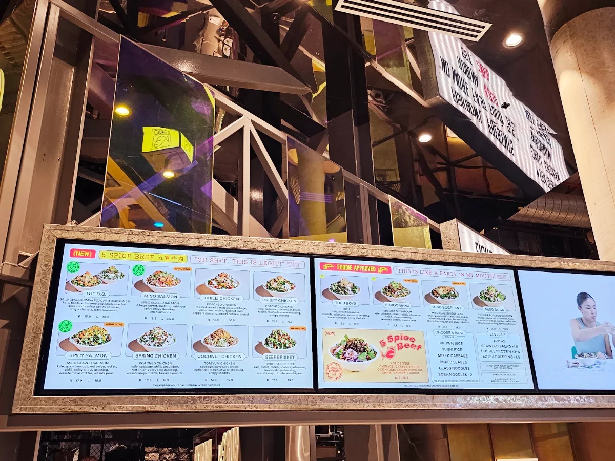 Menu, FISHBOWL - Robina