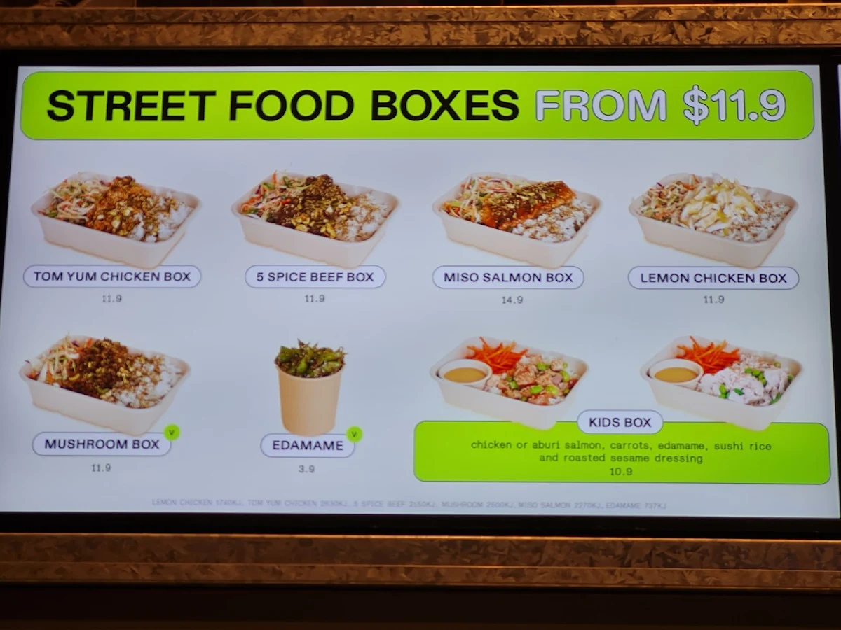 Menu, FISHBOWL - Robina