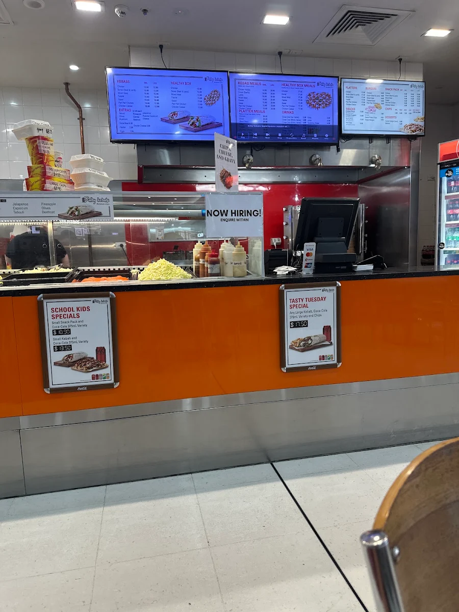 Menu, Dalby Kebabs