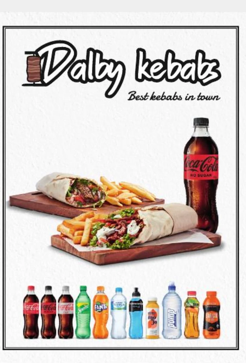 Menu, Dalby Kebabs