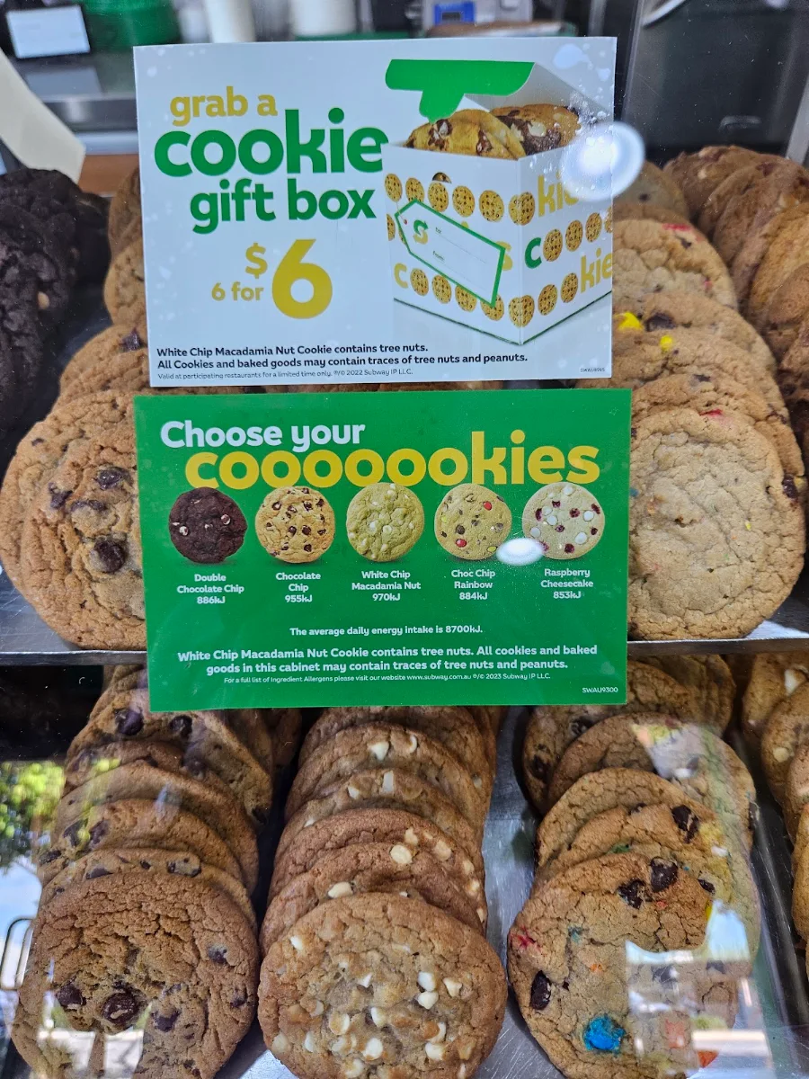 Menu, Subway