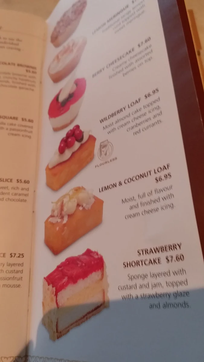 Menu, Dôme Café
