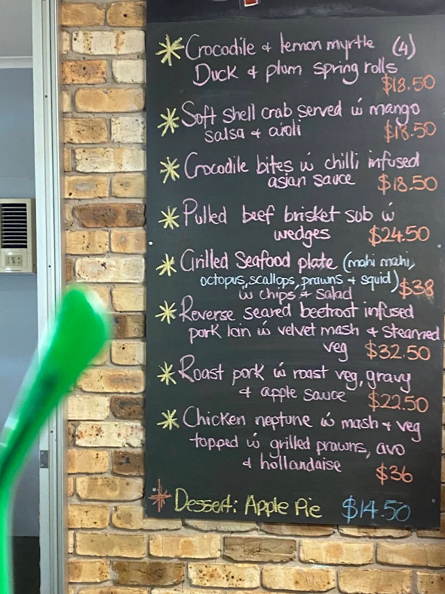 Menu, The Golden Dog Hotel