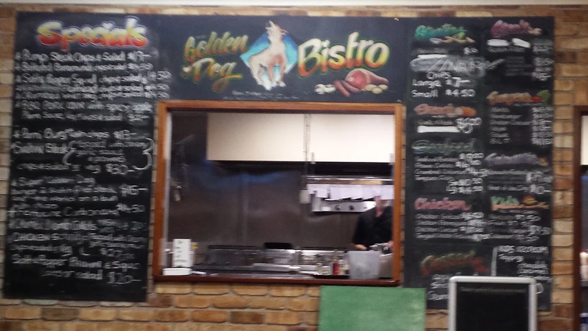 Menu, The Golden Dog Hotel