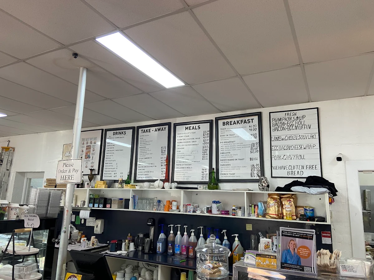 Menu, Marciano's Cafe