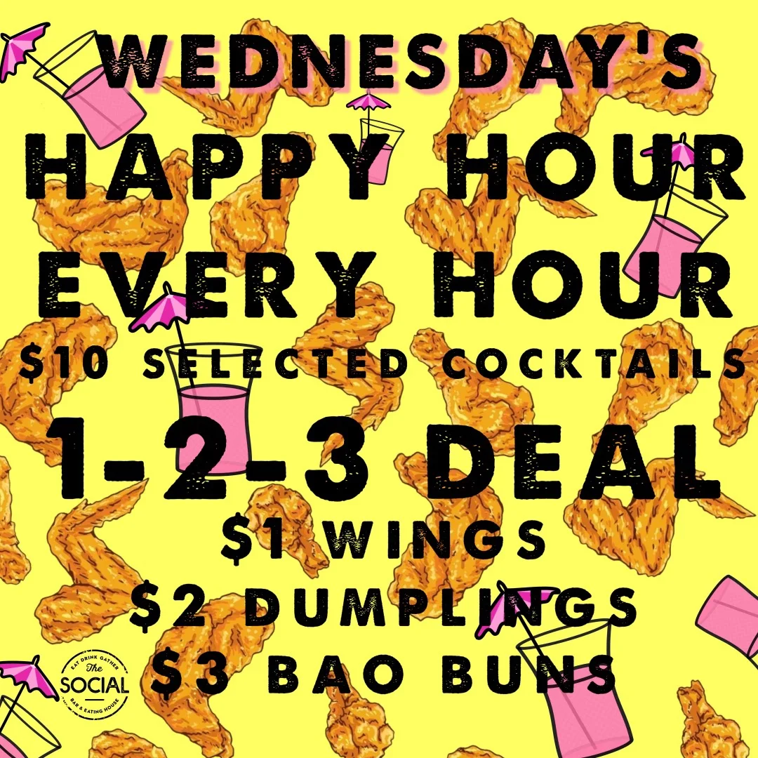 Menu, The Social Bar & Eating House Bendigo