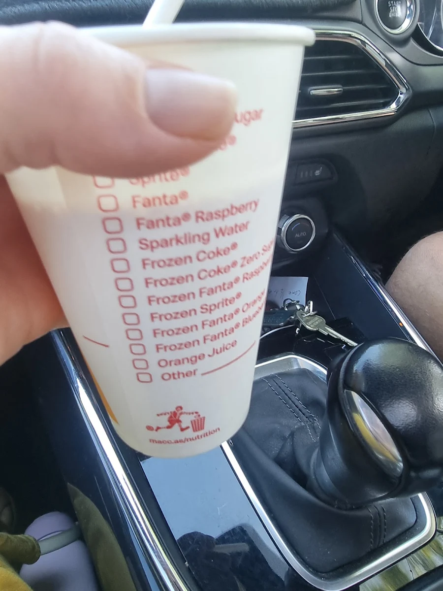 Menu, McDonald's Forest Lakes
