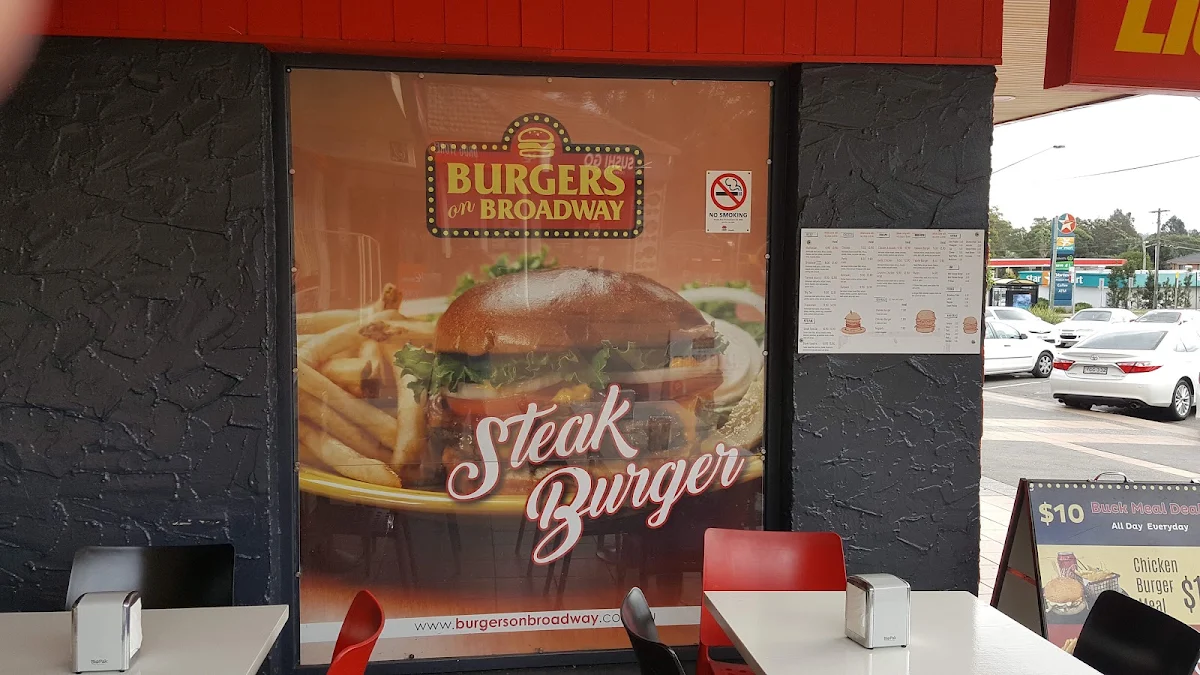 Menu, Burgers On Broadway Ermington
