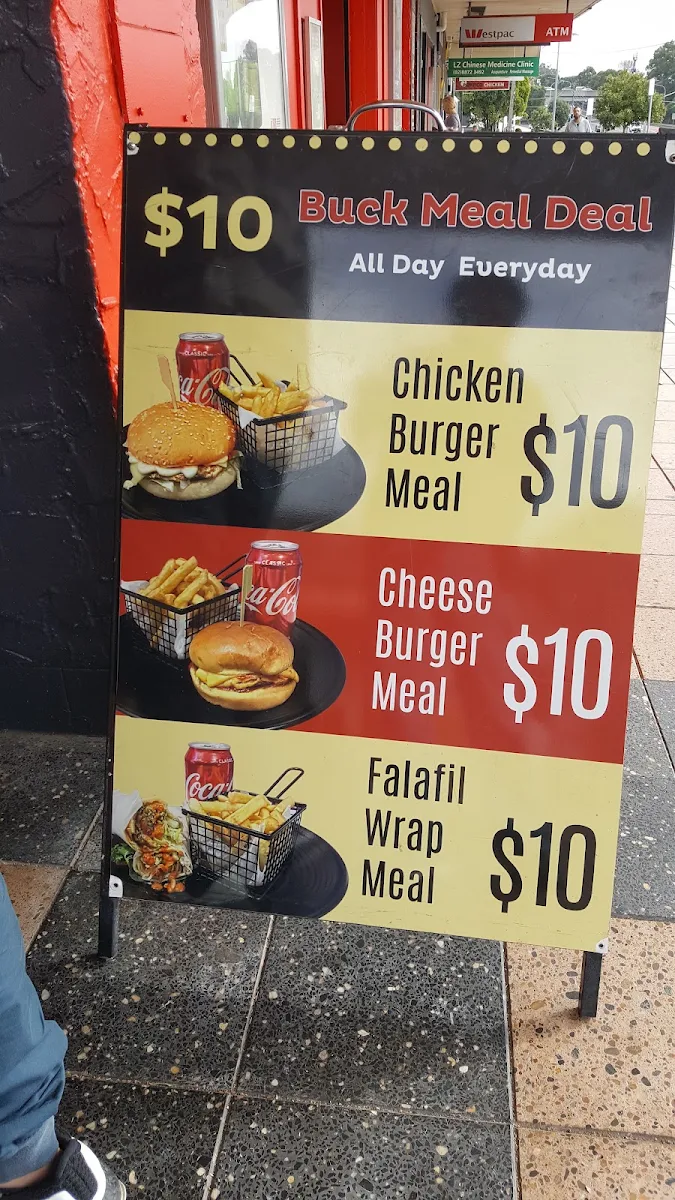 Menu, Burgers On Broadway Ermington