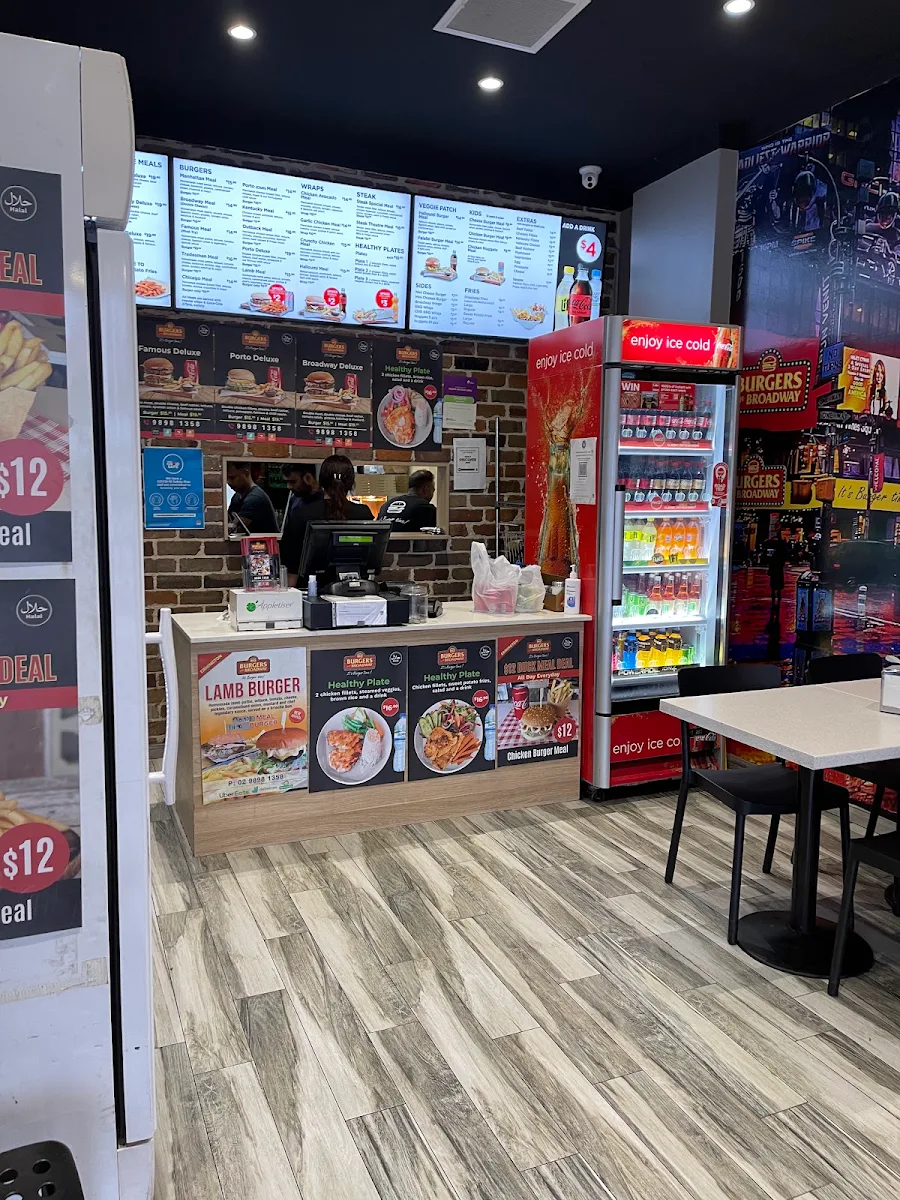 Menu, Burgers On Broadway Ermington