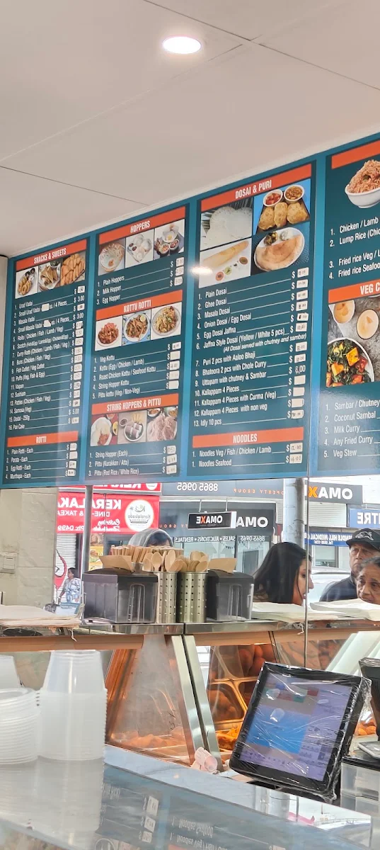 Menu, Sydney Marina Dine In & Take Away