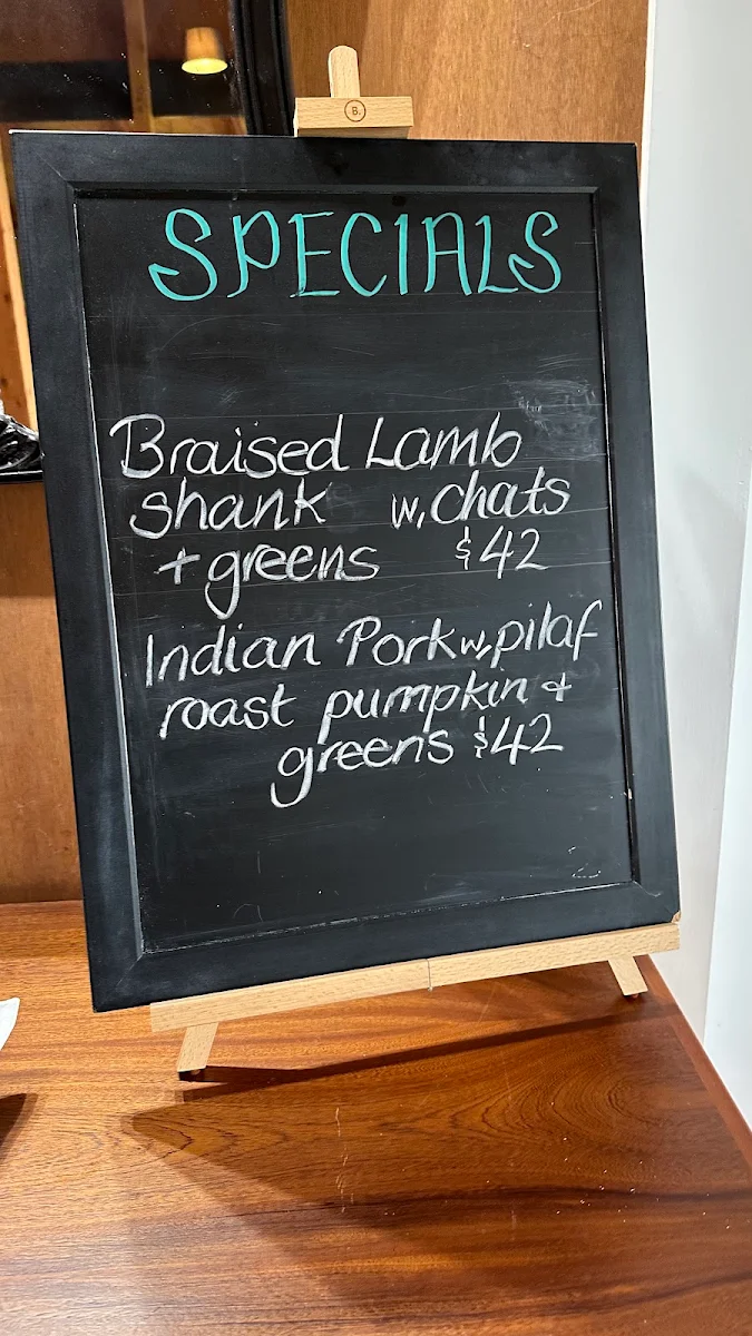 Menu, Promontory Restaurant and Winery, Foster