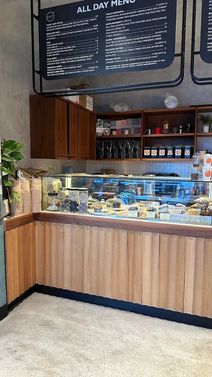 Menu, Capp Espresso - Macquarie st