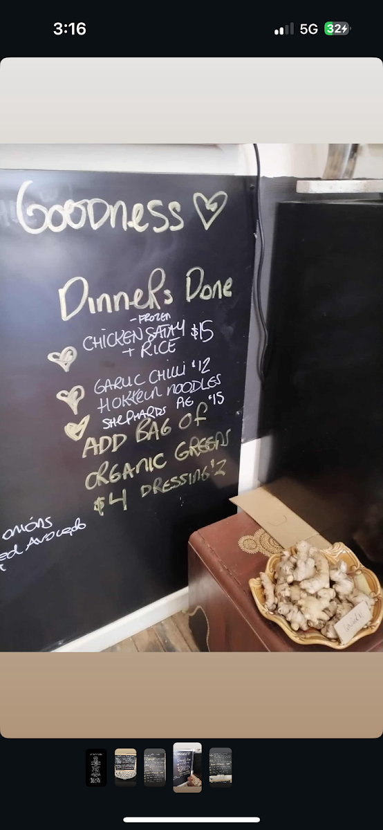 Menu, H’s Delights
