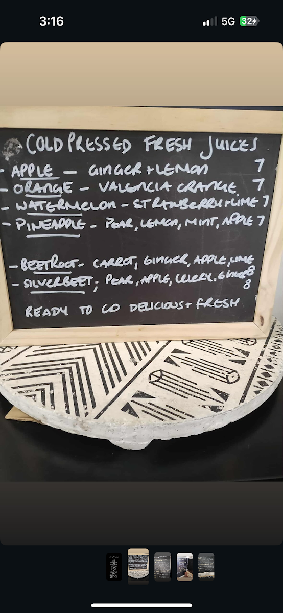 Menu, H’s Delights