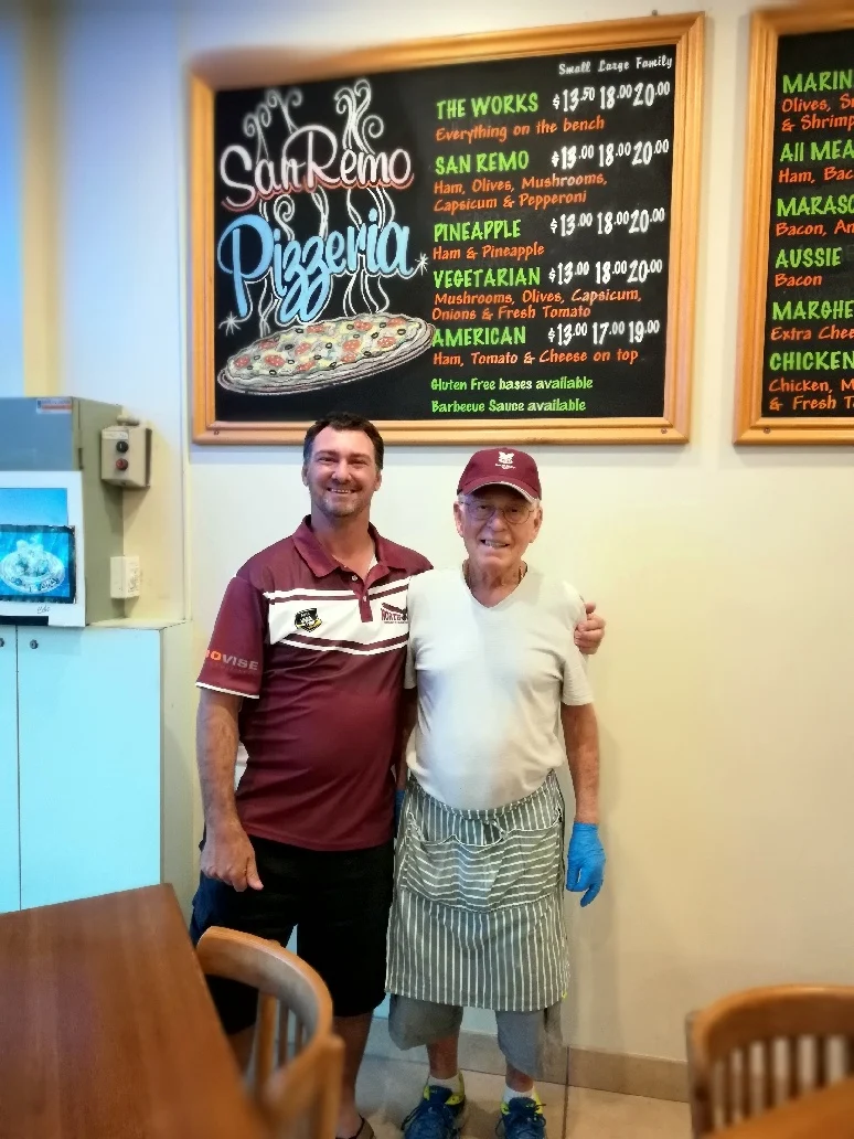 Menu, San Remo Pizza