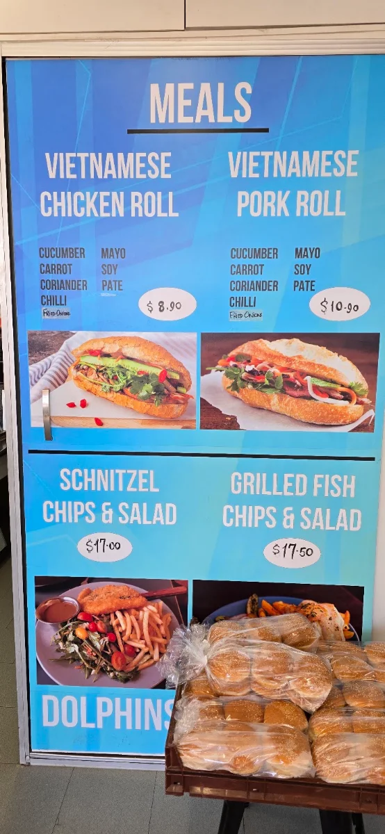 Menu, The Dolphin Takeaway