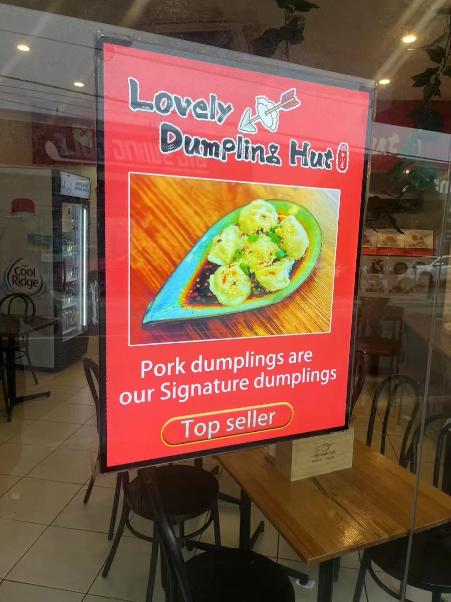 Menu, Lovely Dumpling Hut