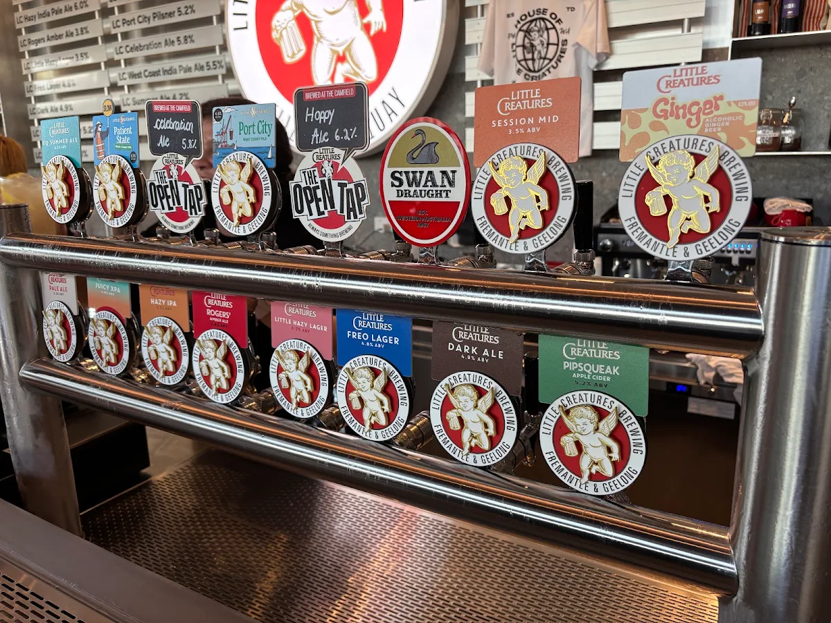 Menu, Little Creatures Elizabeth Quay