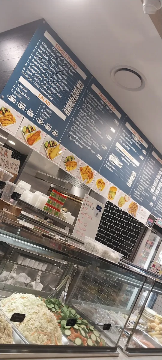 Menu, St Marys Fish & Chips