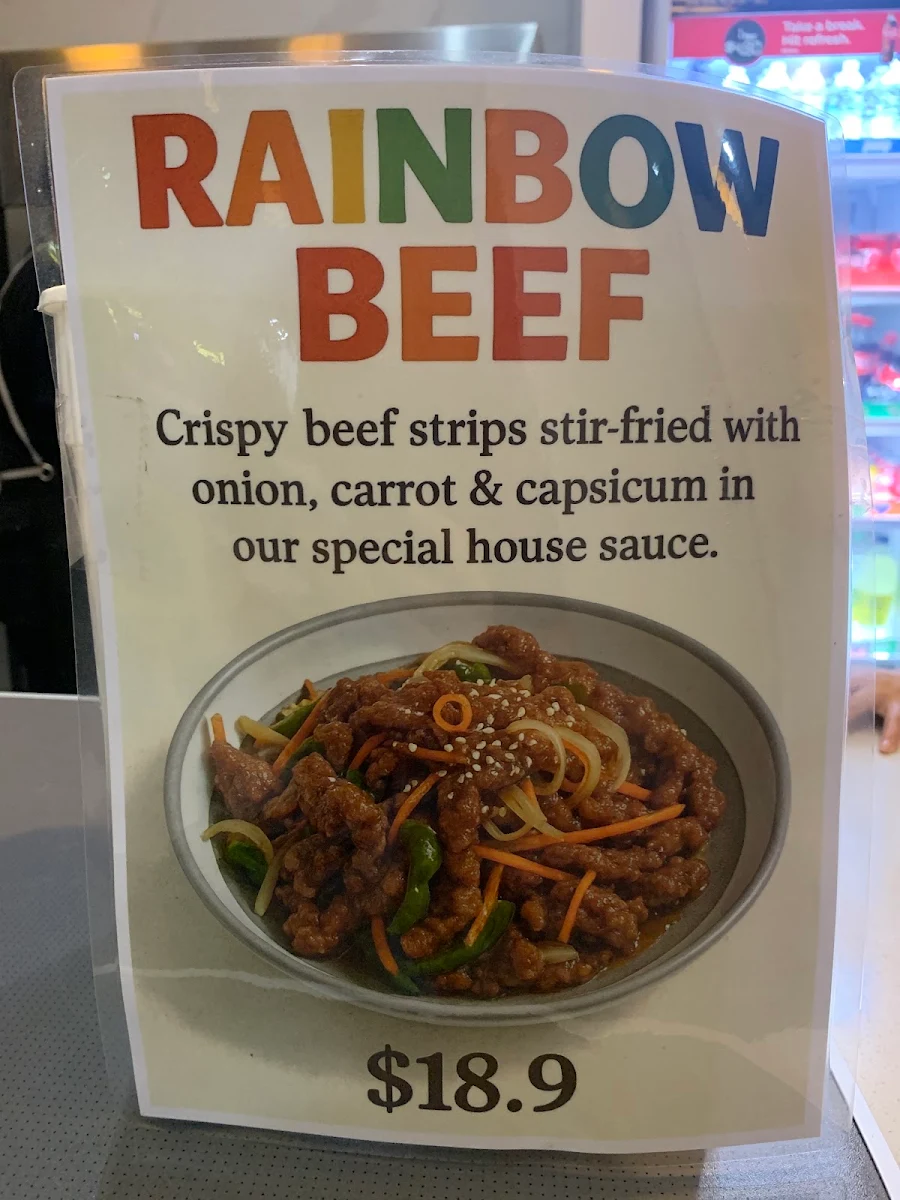 Menu, Bingo Chinese Food