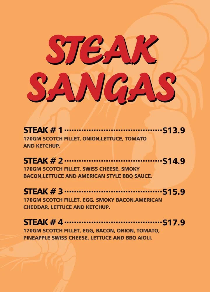 Menu, The Fish Lab
