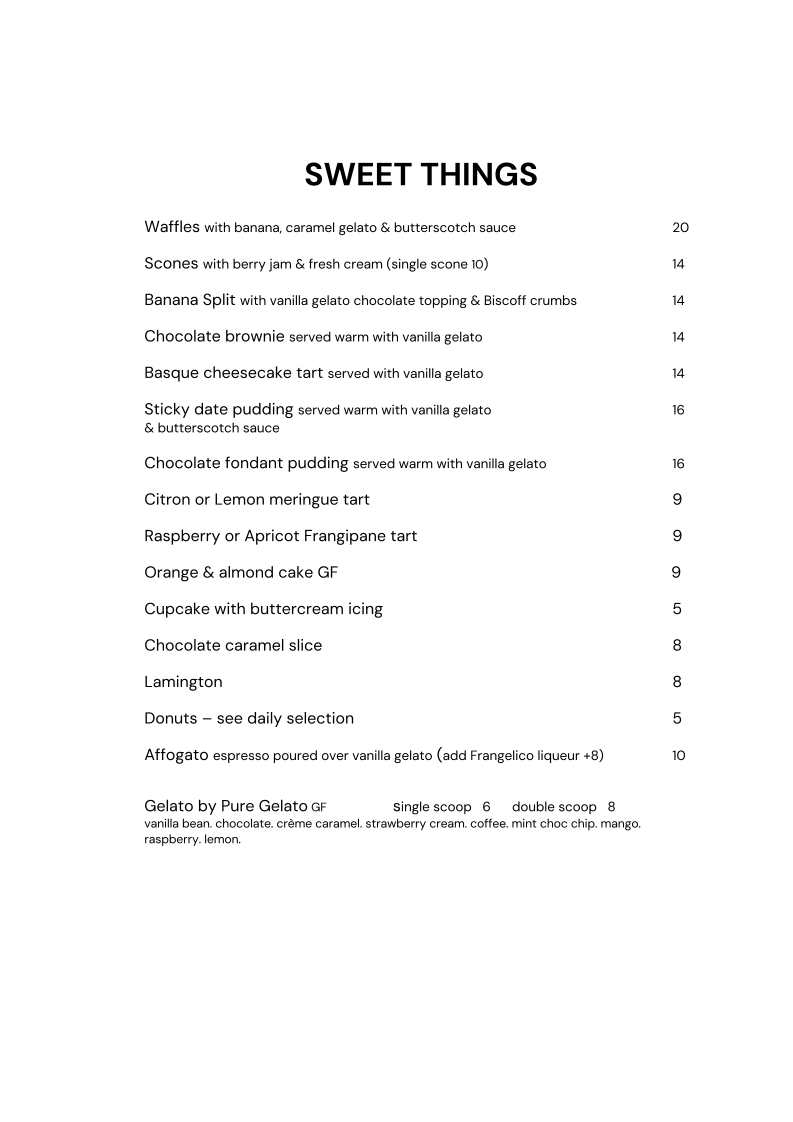 Menu, Chicken & Fishhead - Cafe and Store