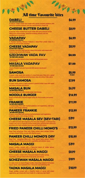 Menu, Desi Dhamaal