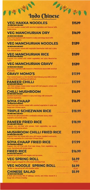 Menu, Desi Dhamaal