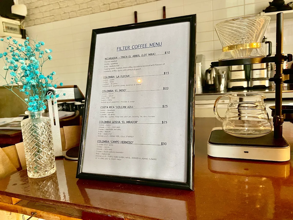 Menu, Brew Ha Ha Coffee Roasters Lilyfield