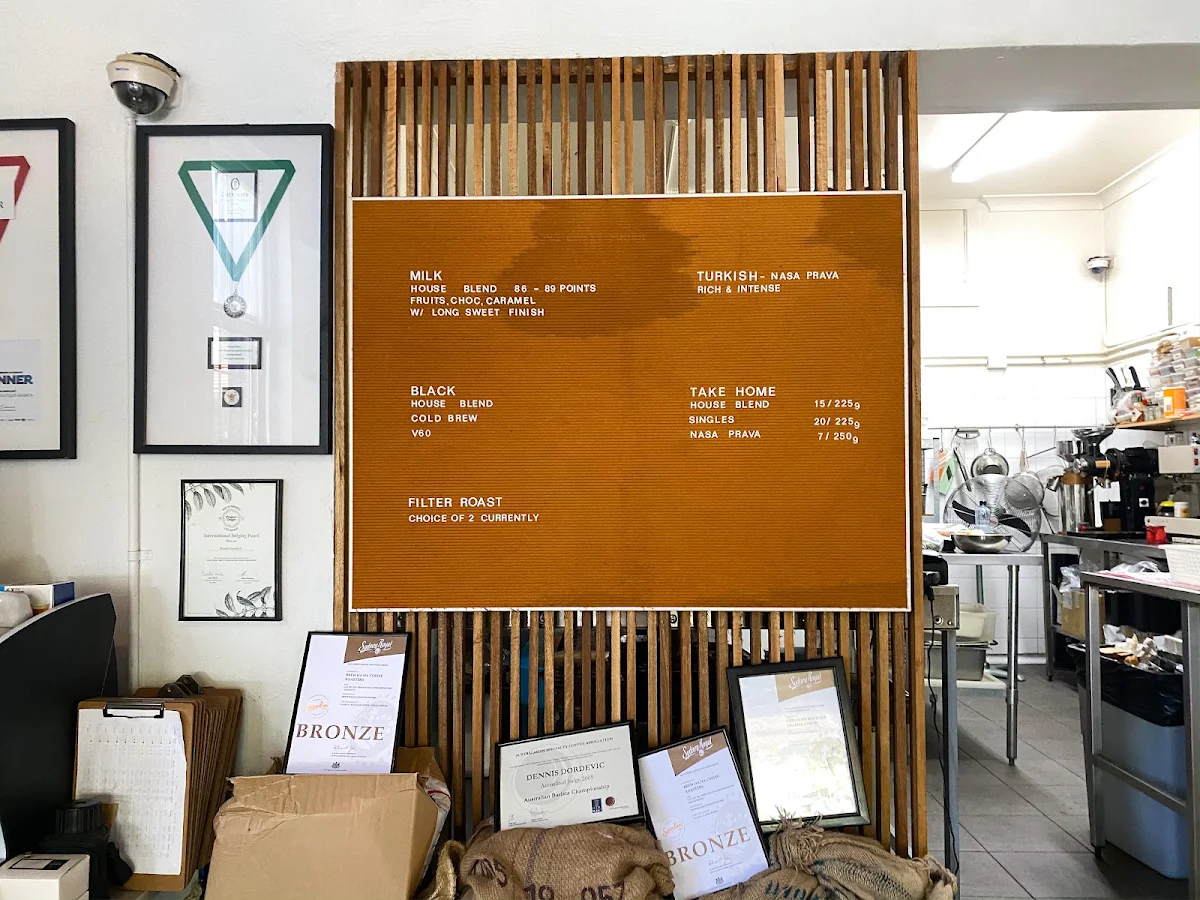 Menu, Brew Ha Ha Coffee Roasters Lilyfield