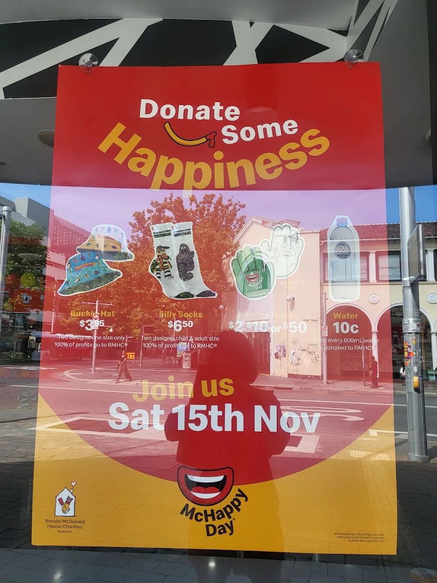 Menu, McDonald's Canberra City