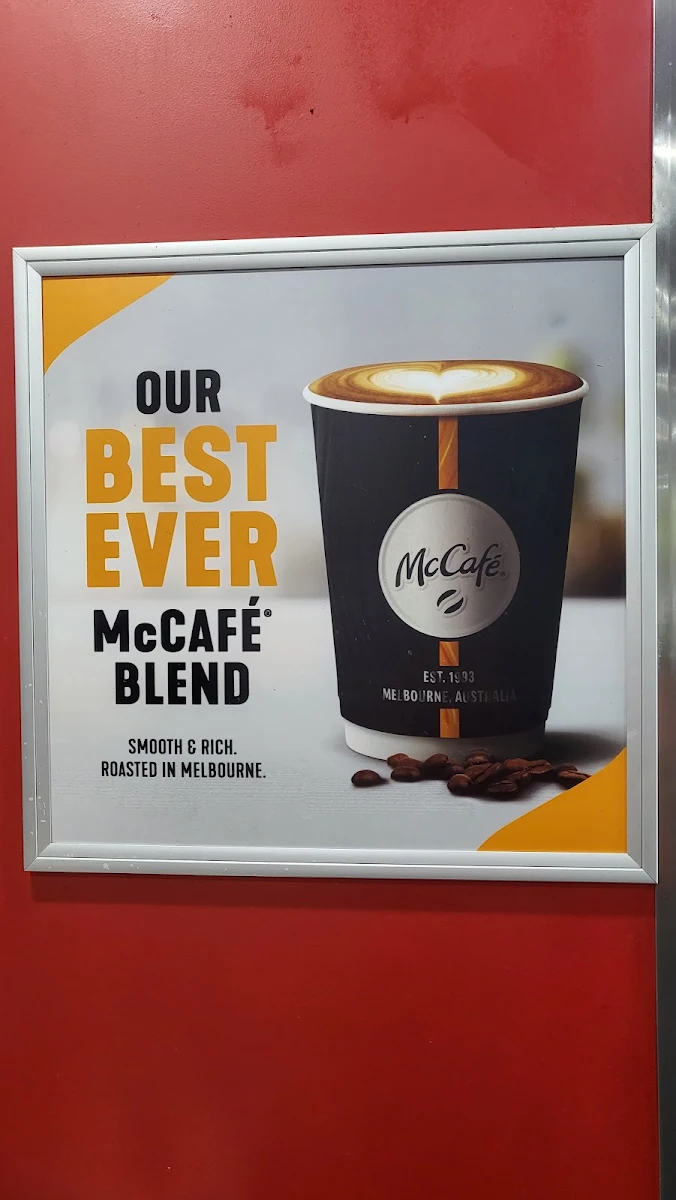 Menu, McDonald's Canberra City