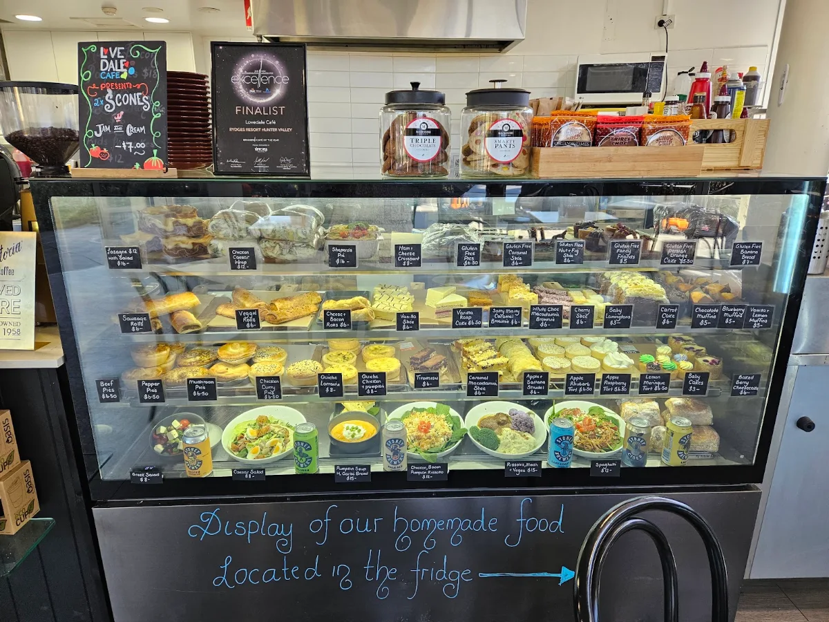 Menu, Lovedale Cafe