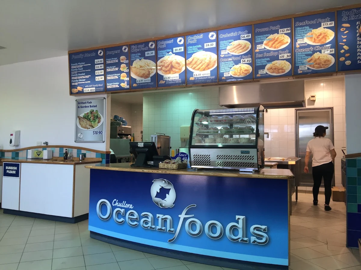 Menu, Chullora oceanfoods