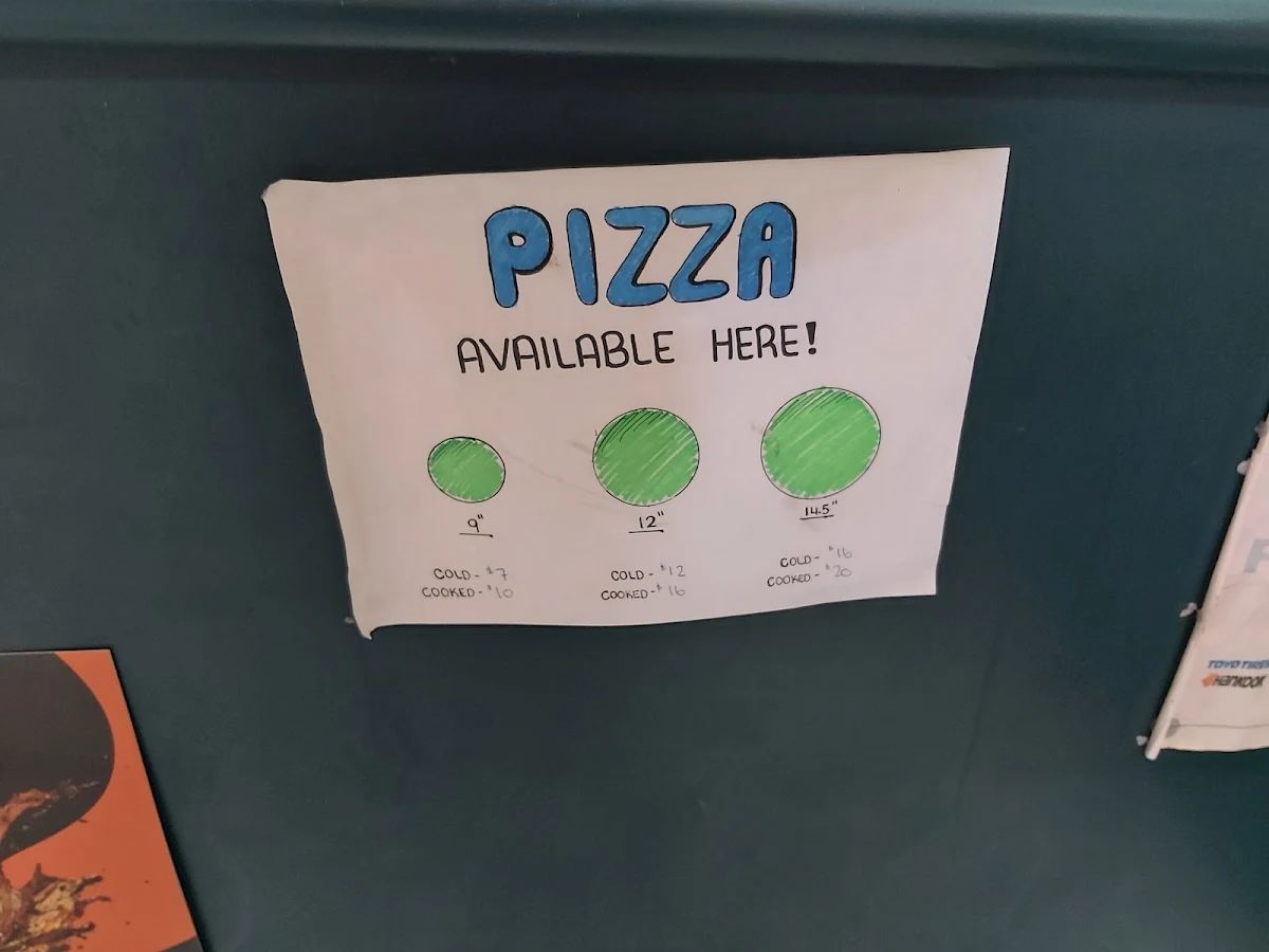 Menu, Emily's Takeaway