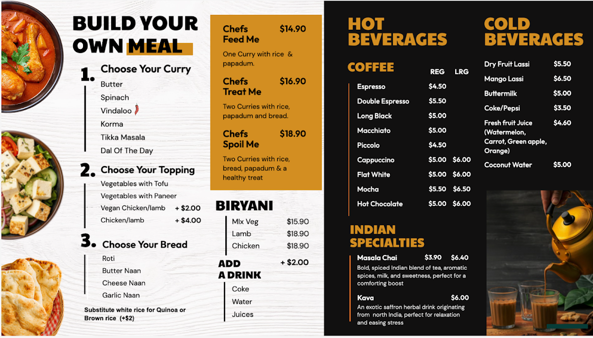 Menu, FIRANGI by asap eats