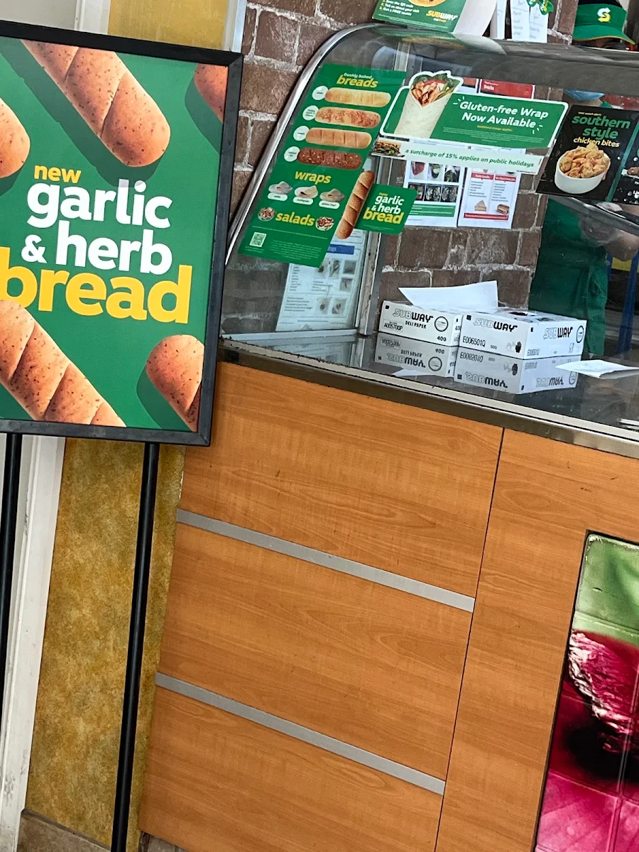 Menu, Subway