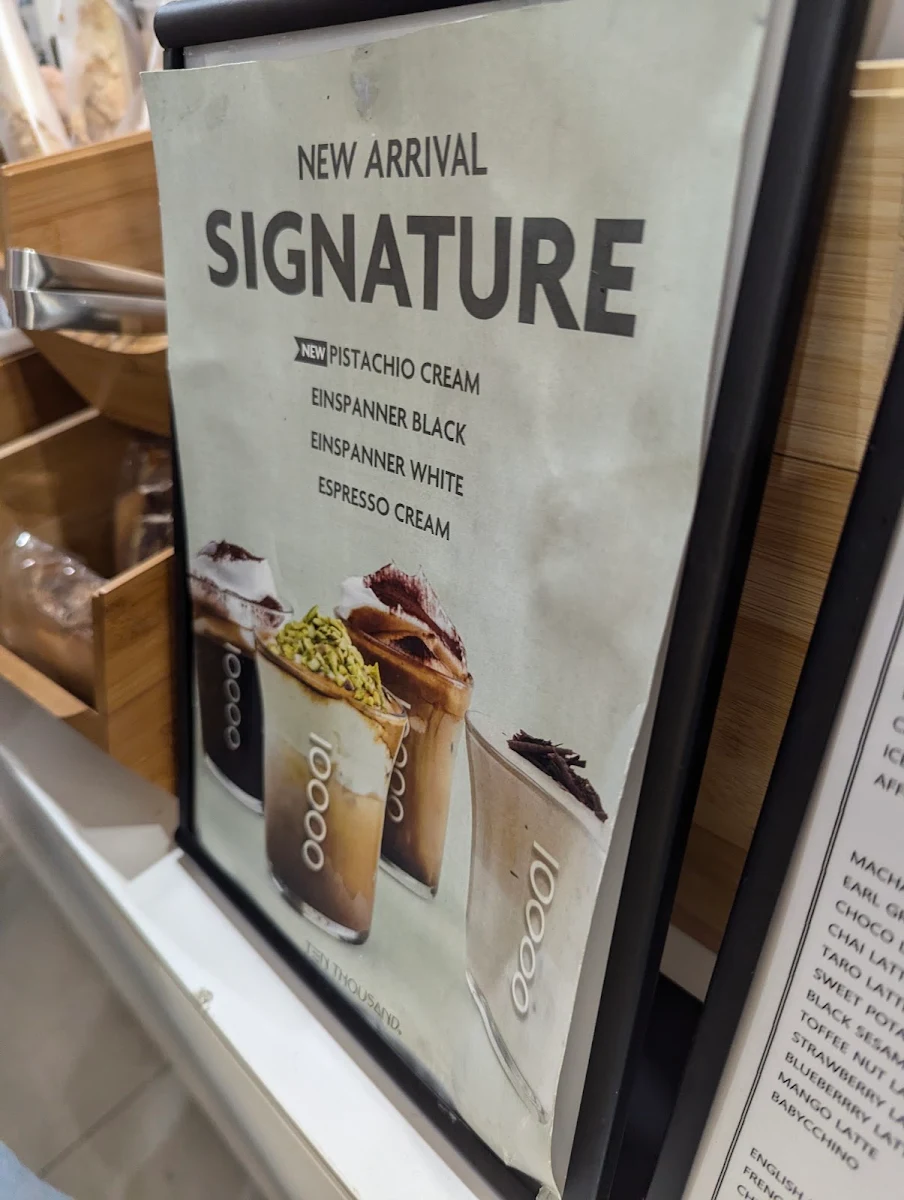 Menu, TEN THOUSAND Eastwood