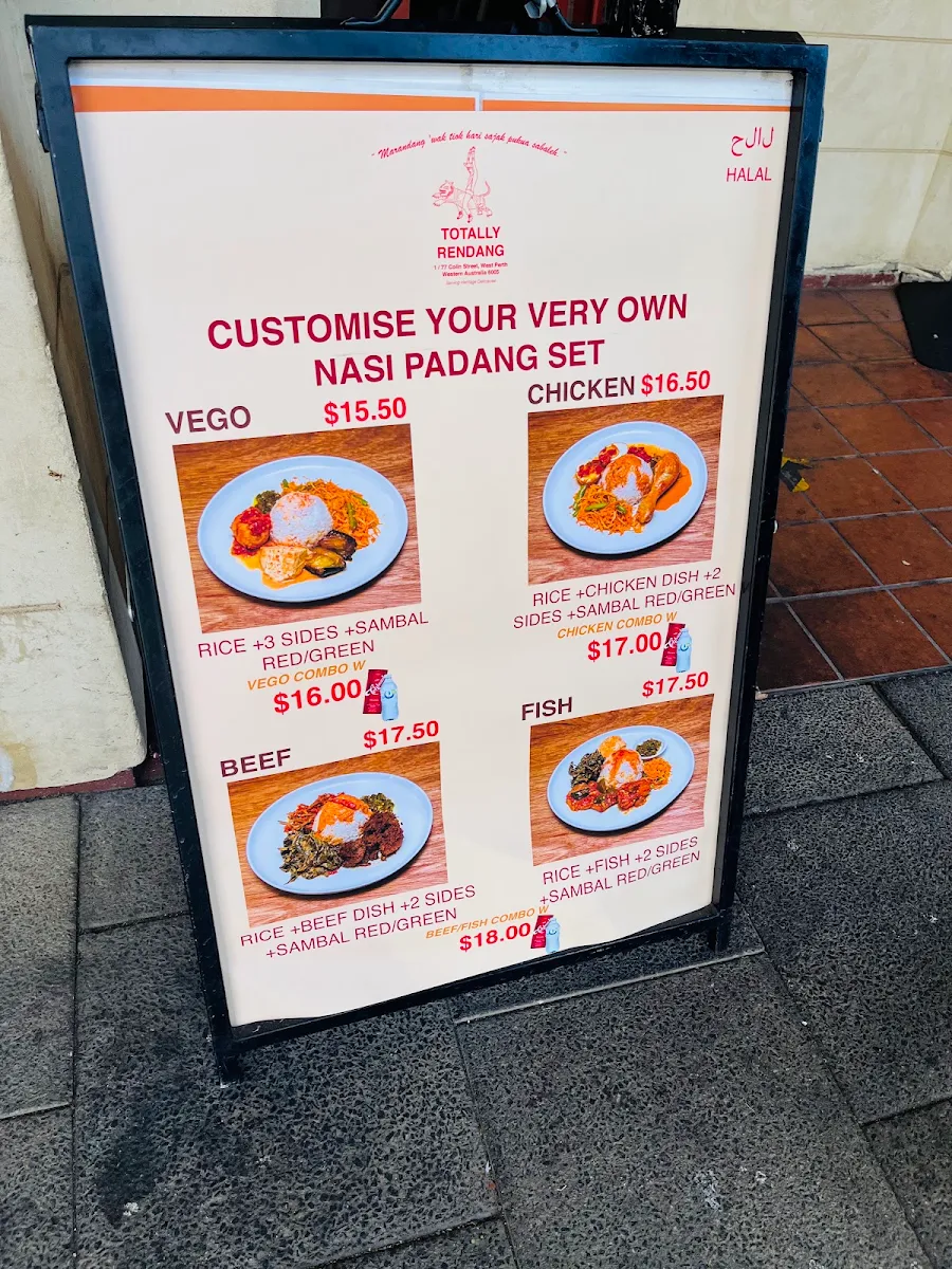 Menu, Totally Rendang
