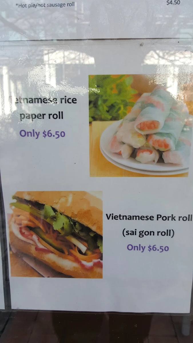 Menu, Cafe 54