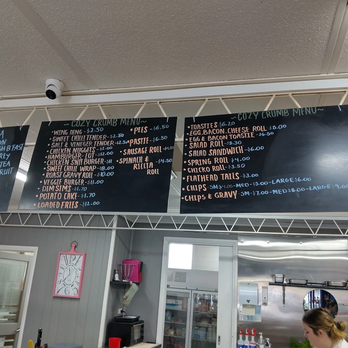 Menu, Cozy Crumb Cafe
