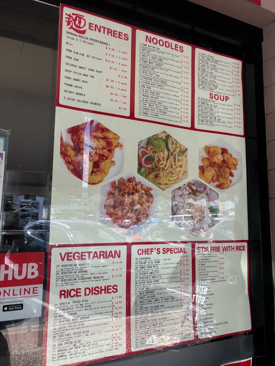 Menu, Tasty Noodle