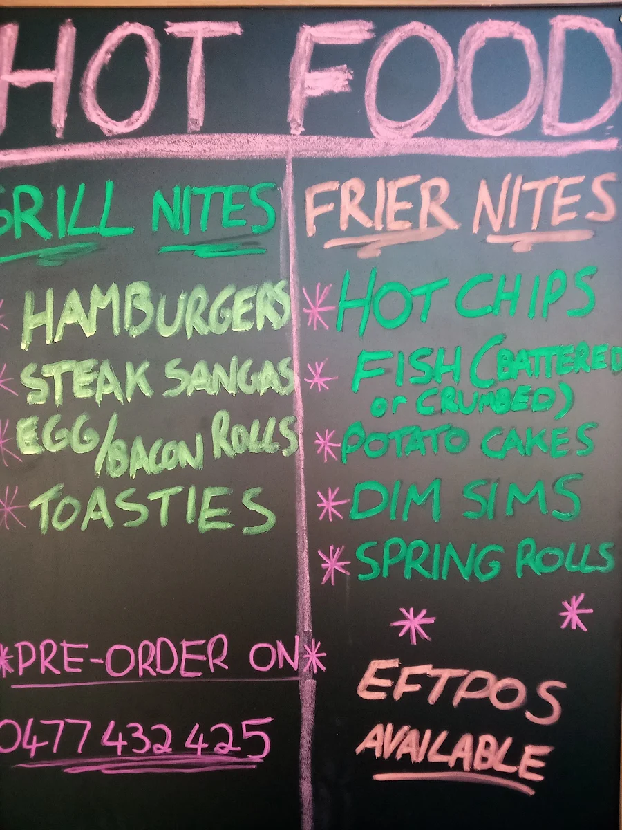 Menu, Quamby Car KWAP and Coffee