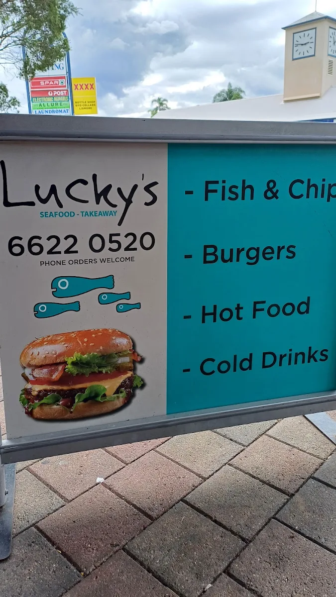 Menu, Lucky's Seafood