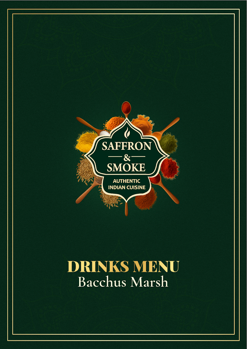 Menu, Saffron & Smoke