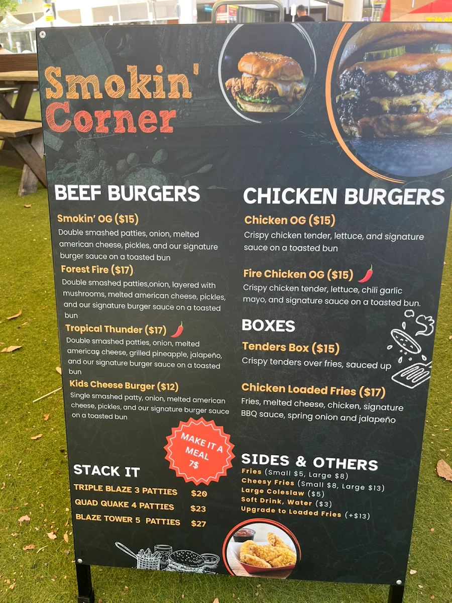 Menu, Smokin’ Corner - BBQ and Grill