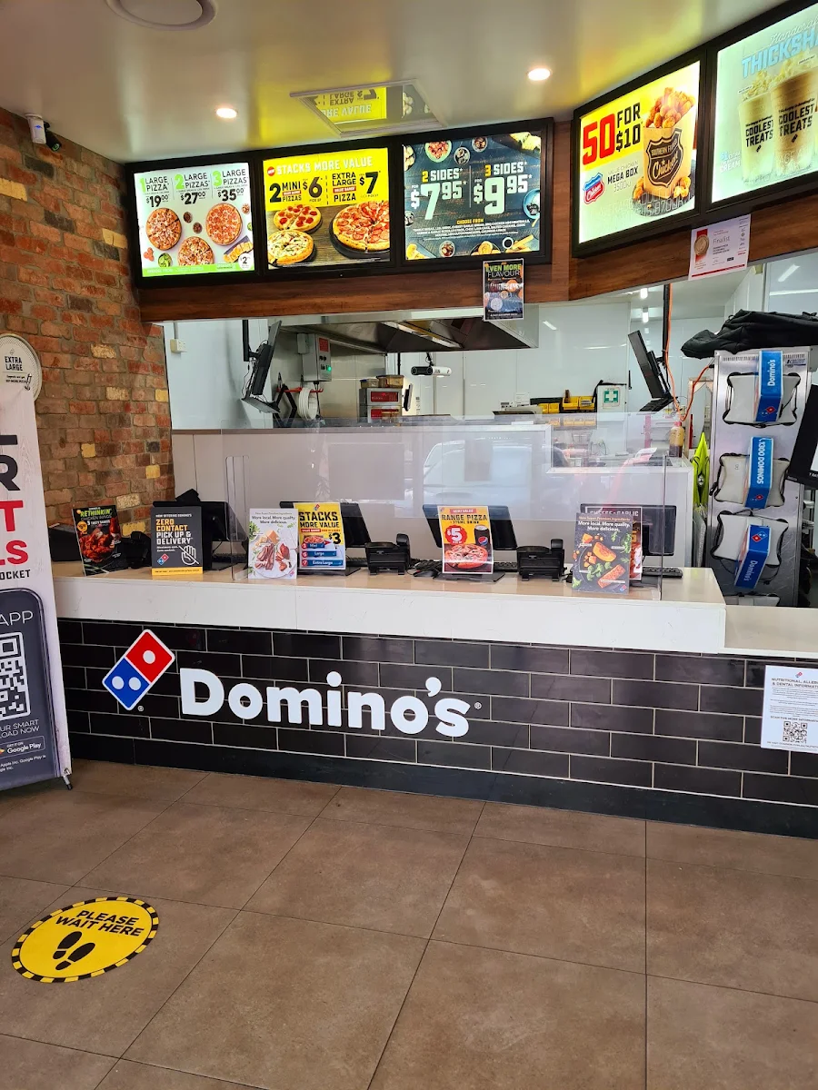 Menu, Domino's Pizza Picton